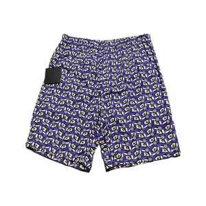 Vintage‎ Generra Shorts Men's S Patterned Lounge 90s Purple Streetwear Skater